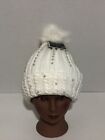 Thermax Womens White Hat with Decorative Beads, One Size fits most, NWT