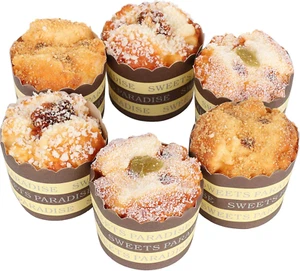 6 Pcs Fake Cupcake Faux Cakes Simulation Realistic Food Cupcake Bread Dessert - Picture 1 of 12