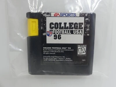 College Football USA 96 EA Sports SEGA GENESIS NTSC Cartridge - Image 1 of 2