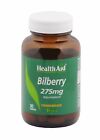 Health Aid Bilberry - Standardised, 30 Tablets