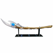 Avengers: Endgame 1:1 Loki Metal Scepter LED Wand Cane Metal Mind Stone W/Base