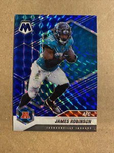 2021 Panini Mosaic Mosaic Blue Prizm /99 James Robinson #232 - Bild 1 von 2