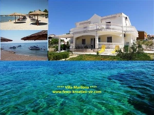 Vermiete Appartement bis-6 Pers. direkt Meer Insel Vir Kroatien 02.07-09.07=770€ - Bild 1 von 12