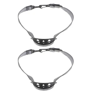 2 Stück Helmriemen für Kinn Schutzriemen Helmfutter Kinnriemen - Bild 1 von 12