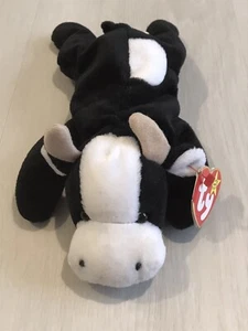 "Daisy"" vaca TY Beanie Baby - rara - errores de etiqueta 1994 - pellets de PE - Imagen 1 de 6