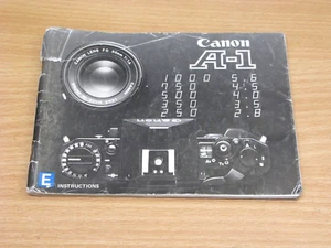Canon A1 Camera Instruction Manual - Picture 1 of 9