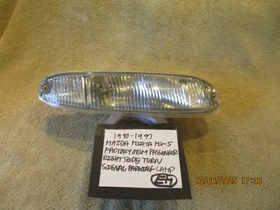 1990-1997 MAZDA MIATA FÁBRICA OEM SEÑAL DE GIRO DERECHA LÁMPARA DE ESTACIONAMIENTO ENVÍO GRATUITO Foto 1 de 4