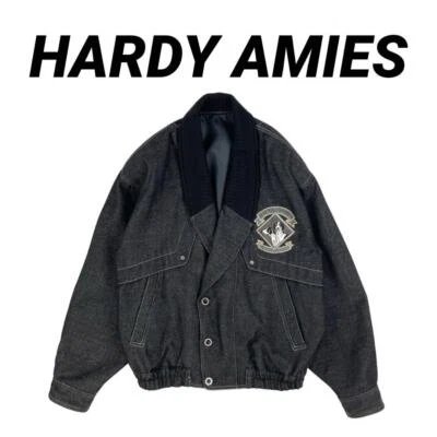 HARDY AMIES Wool Embroidered Blouson Jacket, Good Condition, From Japan y1245 - Image 1 of 4
