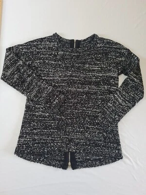 Jersey de mujer Heart & Soul talla M manga larga cremallera trasera negro mezcla 9513 Foto 1 de 4