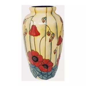 Old Tupton Ware - Yellow Poppy Design - 11 in (28 cm) Vase - Picture 1 of 1