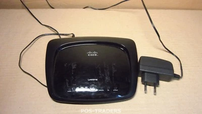 Linksys Wireless-N ADSL2+ Modem Router WAG120N DSL - 802.11b/g/n draft 2.0 + PSU - Bild 1 von 3