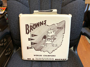 RARE Vintage ~ Cleveland Browns ~ Brownie the Elf Padded Seat Cushion
