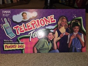 Vintage 1997 Telephone Tag Board Game Fundex Girls Fantasy Date 100% Complete - Picture 1 of 6