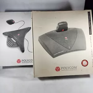 💥New Polycom SoundStation Premier + Satellite Voice Conference Phone READ DESCR - Picture 1 of 11