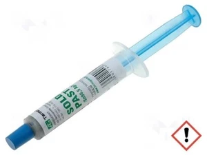 8 Gramm Lötzinn Lötpaste in Spritze für SMD BGA Löten mit Flussmittel Solder PCB - Bild 1 von 1