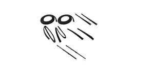 84 -96 Jeep Cherokee Front Door seals window glass beltline weatherstrip sweeps - Bild 1 von 6