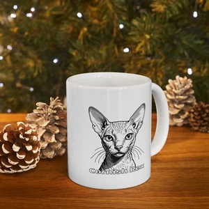 Cornish Rex Cat Lover Ceramic Mug - 11oz & 15oz - Bild 1 von 7