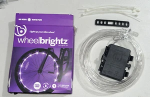 Wheelbrightz LED Bike Wheel Lights, Purple – Pack of 1  Assorted Colors , Sizes - Picture 1 of 4
