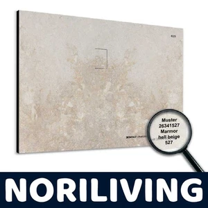 Duschrückwand Muster Fugenlos Fliesenersatz Wand Platte Marmor hell beige 527 - Bild 1 von 3