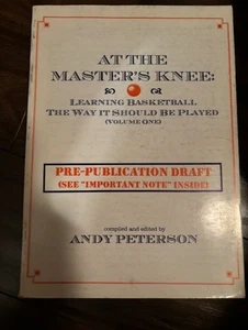 RARE At the Masters Knee Andy Peterson Learning Basketball Pre Publication Draft - Picture 1 of 6