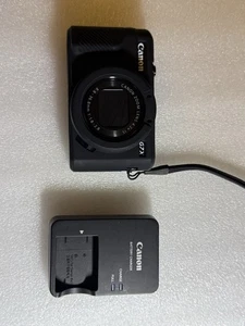 Canon PowerShot G7x Mark II 20.1MP Digital Camera With Body Cover Excellent - Picture 1 of 18