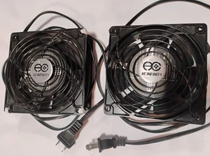 2 x AC INFINITY AXIAL 1238, USB Cooling Fan for Receiver DVR Computer Cabinets - Bild 1 von 6