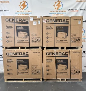 24 Kw Generac Generator & Whole House Transfer Switch 7210 - Free Shipping! - Picture 1 of 4