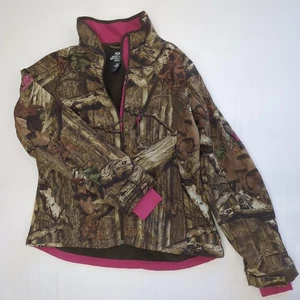 Chaqueta Mossy Oak Para Mujer XL Break-Up Infinity Camuflaje Softshell Caza Borde Rosa - Imagen 1 de 8