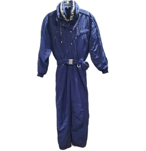 Vintage 90er Killy Technical Equipment Einteiler Skianzug Schneeanzug blau Damengröße 12 - Bild 1 von 8