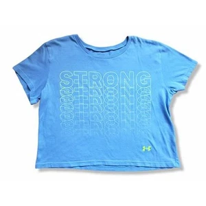 Under Armour Girls YLG Cropped Tee - Picture 1 of 2