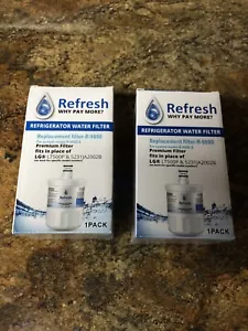 Refresh Replacement Water Filter - Fits LG Refresh R-9890 Refrigerators (2 Pack) - Picture 1 of 4