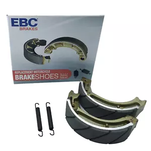 Honda C50 C70 C90 Cub EBC Water Grooved Brake Shoes Road Race Plop Enduro H304G - Picture 1 of 2