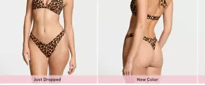 Victorias Secret 2025 leopard thong bikini bottom MED - Picture 1 of 4