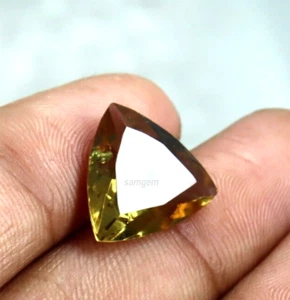 Piedras preciosas sueltas naturales de alejandrita de 7-8 quilates corte billón certificado mejor oferta - Imagen 1 de 8