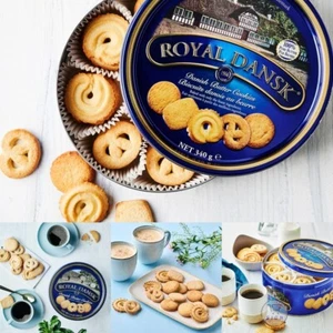 Royal Dansk Dänische Butterkekse Keksdose 340g Original 100% reine Butter Neu - Bild 1 von 3