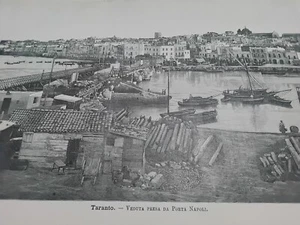 1891 _ TARANTO _ PANORAMA DA PORTA NAPOLI _ SAVA _ STATTE _ TORRICELLA _ PUGLIA - Picture 1 of 2