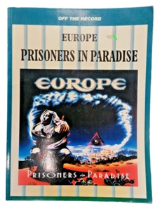 Europe Prisoners in Paradise Spartiti e Testi 10 Brani Voice Guitar Bass Rare - Foto 1 di 5