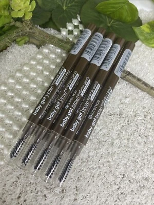 essence 5 x baby got brow! eyebrow pencil waterproof 20 brunette 5 x 0,25g neu - Bild 1 von 4