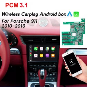 Kit retrofit Android Auto Wireless Carplay per PCM 3.1Porsche Macan Cayenne 911 - Foto 1 di 19