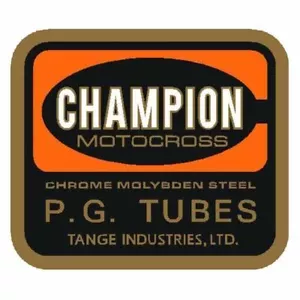Tange - PG tubes seat tube decal - old school bmx - Picture 1 of 1