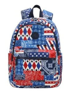 Montana West Backpack Stars & Stripes Patriotic American Print NEW waterproof - Picture 1 of 3