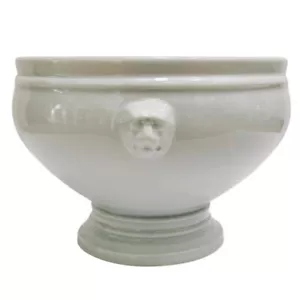 Lion's Head Large White Tureen by Pillivuytv France, 2.5 Qt - Picture 1 of 6