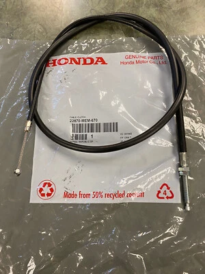 Оригинальный кабель сцепления для Honda 2004-2009 VTX1300C VTX 1300 C от оригинального производителя Honda 22870-MEM-670 - Изображение 1 из 4