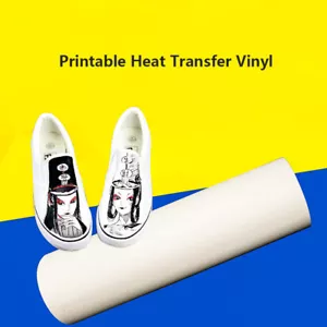 Bedruckbare PU Hitze Presse Transfer Vinyl Film T-Shirt HTV Kleidungsstück Zum Selbermachen Meterware - Bild 1 von 7