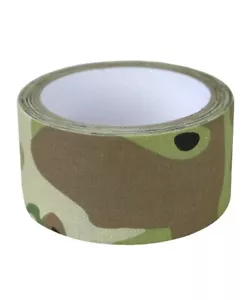 NUEVA TELA KOMBAT CINTA DE FRANCOTIRADOR MULTICAMO, 50mm TELA AUTOADHESIVA, GHILLIE, AIRSOFT - Imagen 1 de 1