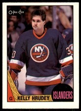1987-88 O-Pee-Chee Kelly Hrudey New York Islanders #119