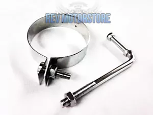 Universal Exhaust Band Hanger 1.5" 38mm Stainless Steel Adjustable Bracket Clamp - Picture 1 of 1