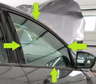 Ford Focus 2012-2014 pasajero derecho puerta delantera ventana de cristal Foto 1 de 4