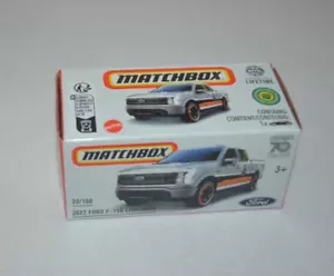 MATCHBOX 2023 GRABAG - 2022 FORD F-150 LIGHTNING PLATEADO 70 AÑOS EDICIÓN ESPECIAL - Imagen 1 de 4