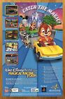 1998 Disney Magical Racing Tour PS1 Dreamcast GBC annonce imprimée/affiche art du jeu vidéo
